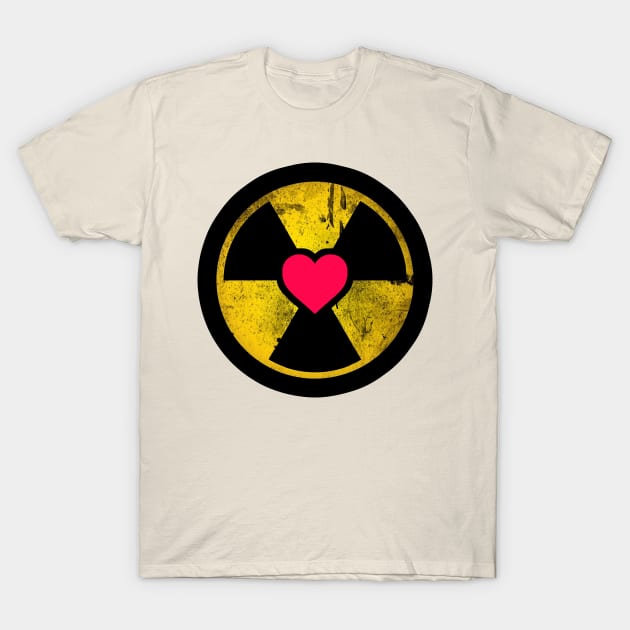 Proton Heart T-Shirt by geeklyshirts